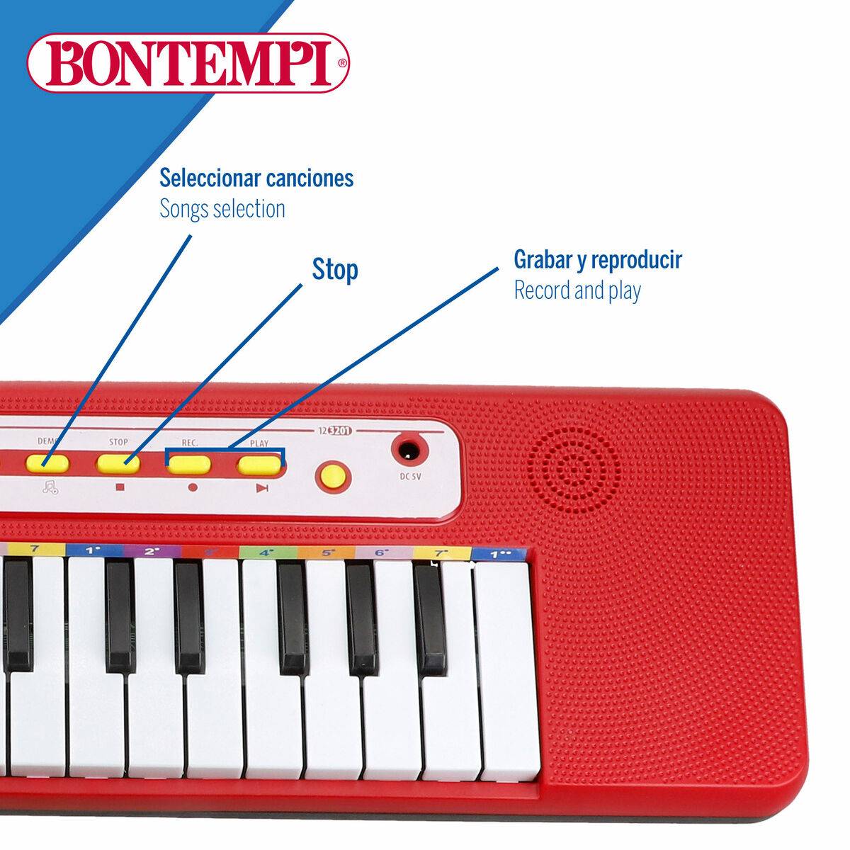 Teclado Bontempi 47 x 3,5 x 13 cm (6 Unidades)