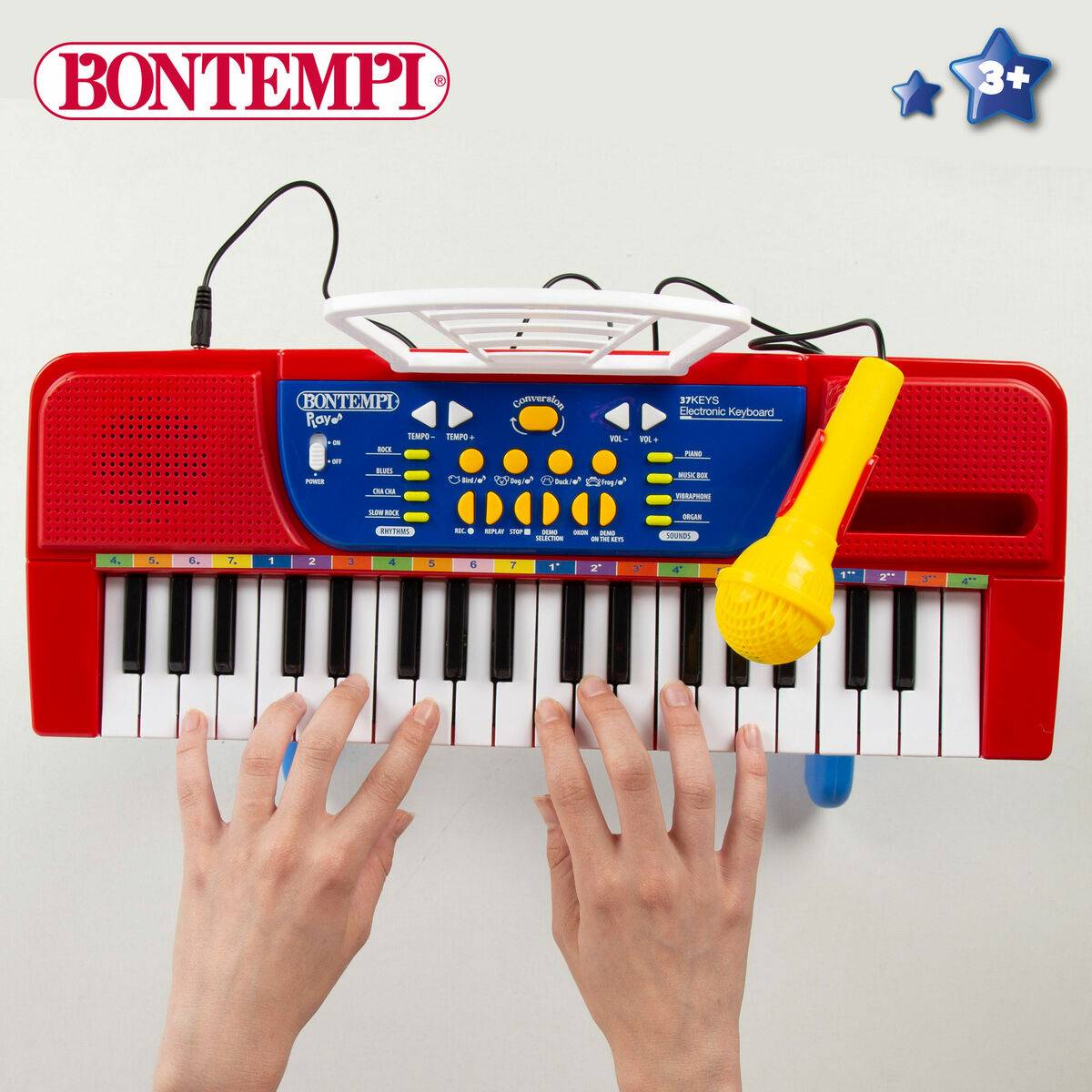 Piano de juguete Bontempi 43 x 56 x 23 cm (2 Unidades)