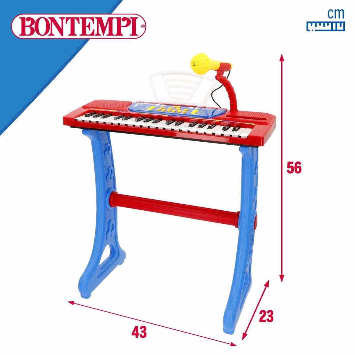 Piano de juguete Bontempi 43 x 56 x 23 cm (2 Unidades)