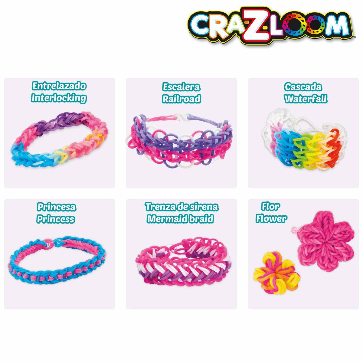 Kit Creación de Pulseras Cra-Z-Art 33 x 5 x 3 cm (4 Unidades)