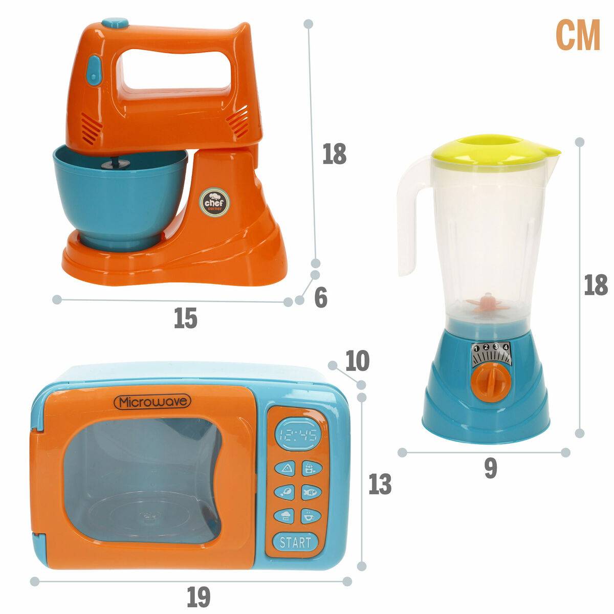 Set de Cocina 20 x 12 x 11 cm (6 Unidades)