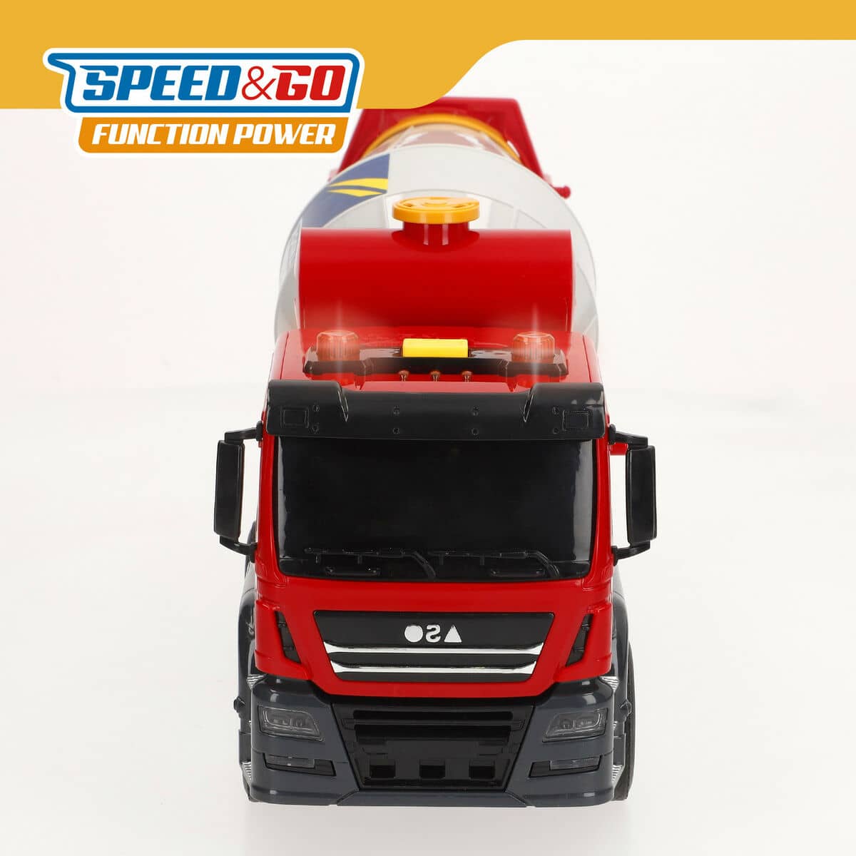 Camión Hormigonera Speed & Go Luz Sonido 26 x 14 x 9 cm (6 Unidades)