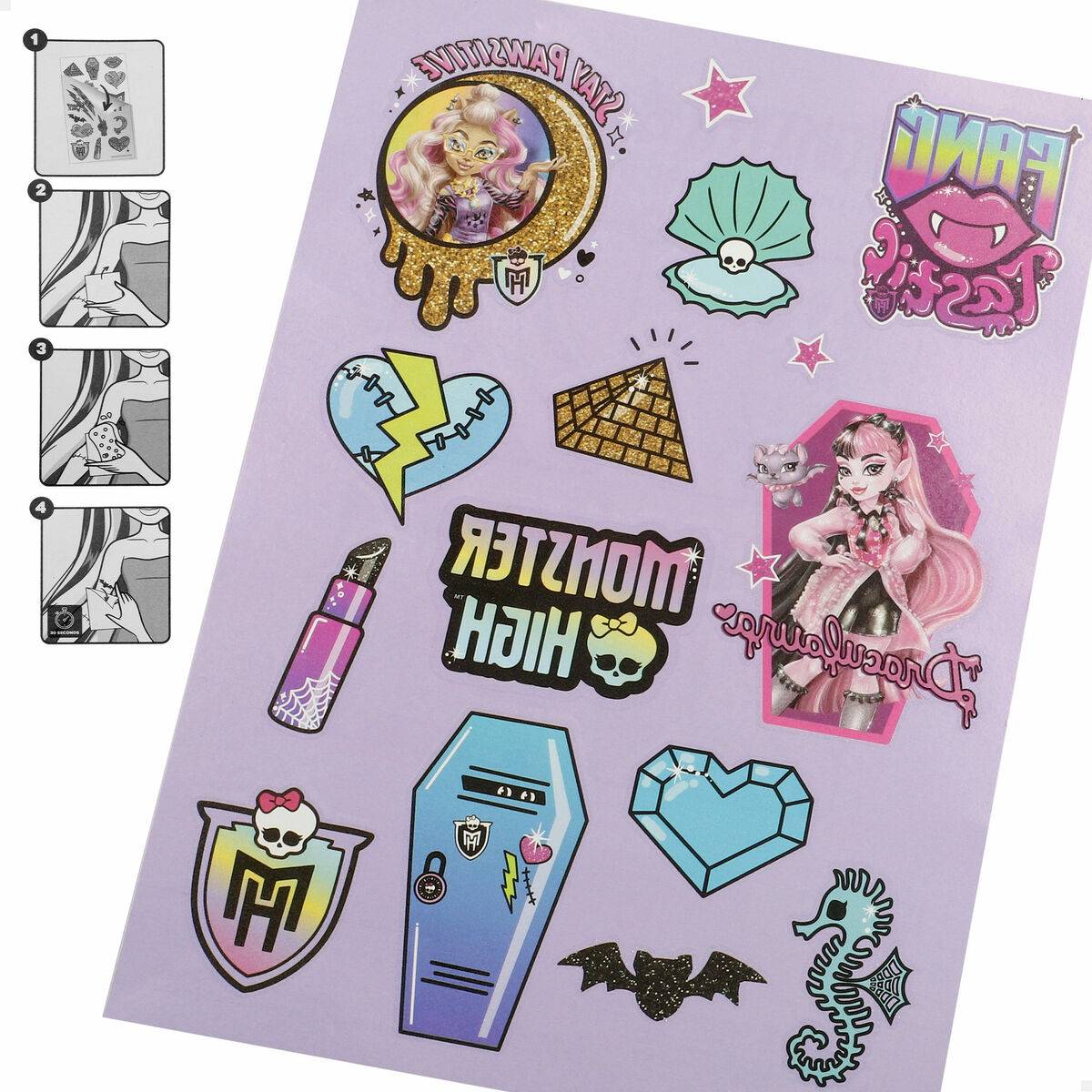 Set de Belleza Monster High 9 x 17 x 4 cm 6 Unidades