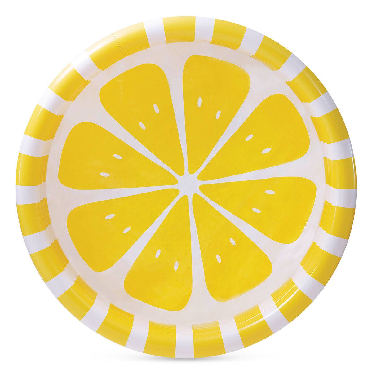 Piscina Hinchable para Niños Intex Limón 147 x 33 x 147 cm Amarillo (6 Unidades)