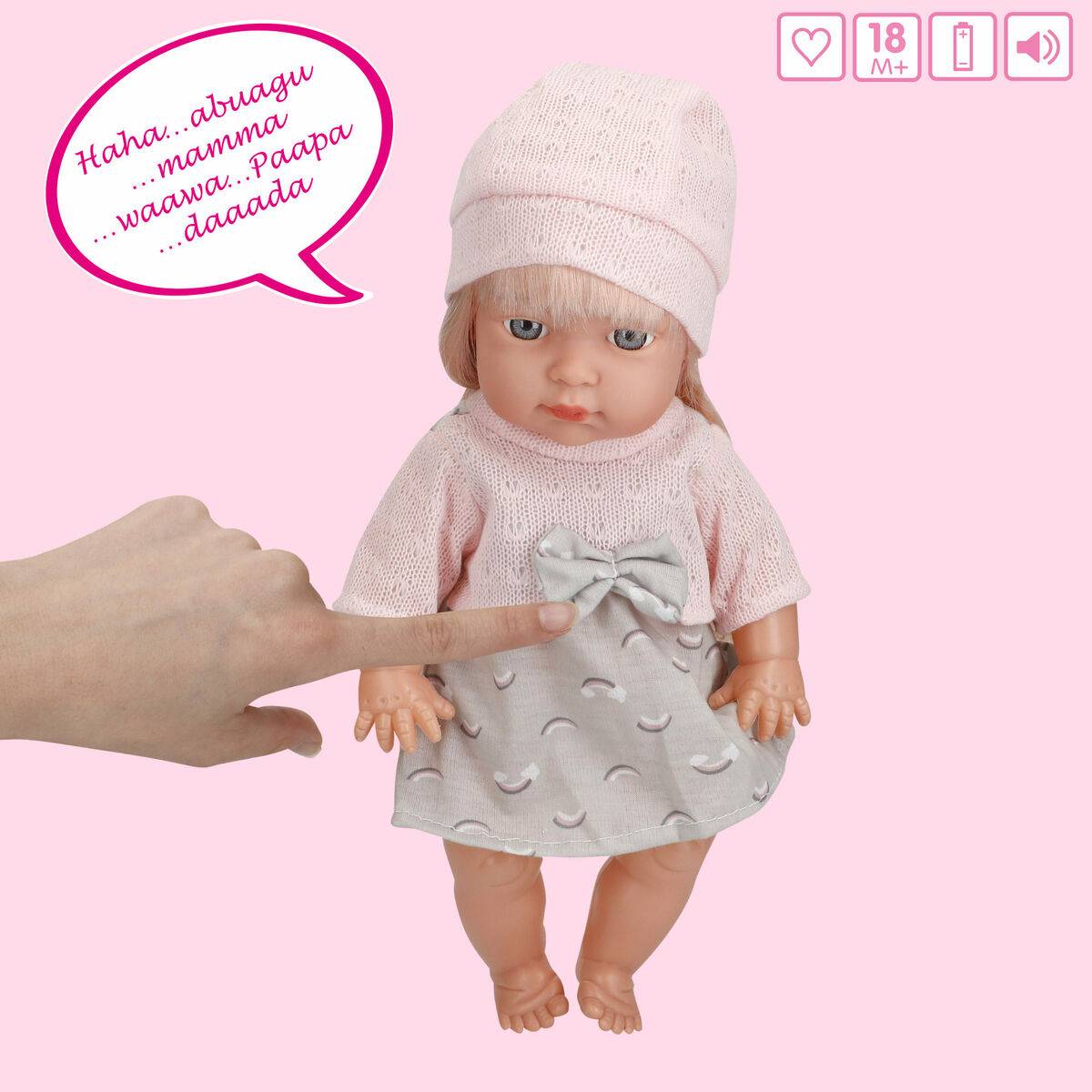 Muñeca bebé Colorbaby 14 x 30 x 9,5 cm 6 Unidades