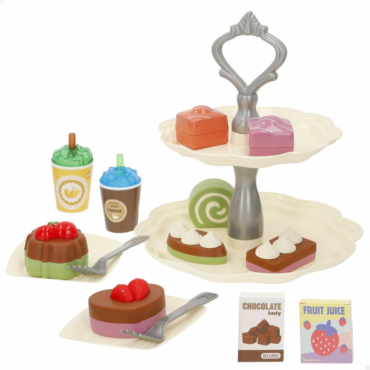 Set de Alimentos de Juguete 16 Piezas (6 Unidades)