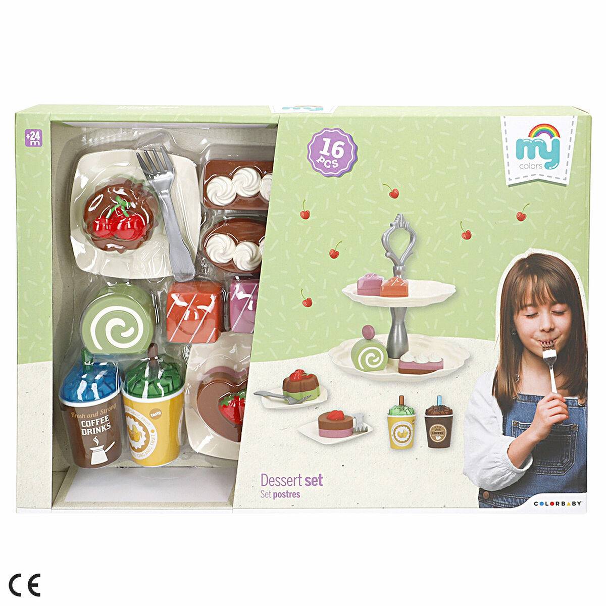Set de Alimentos de Juguete 16 Piezas (6 Unidades)