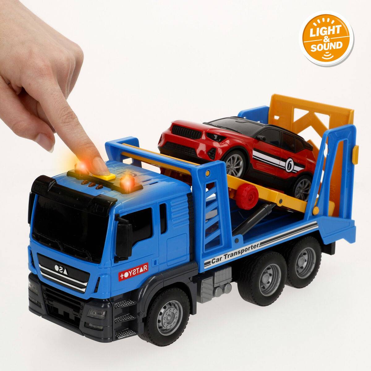 Camión Portavehículos Speed & Go 26 x 13 x 9 cm (6 Unidades)
