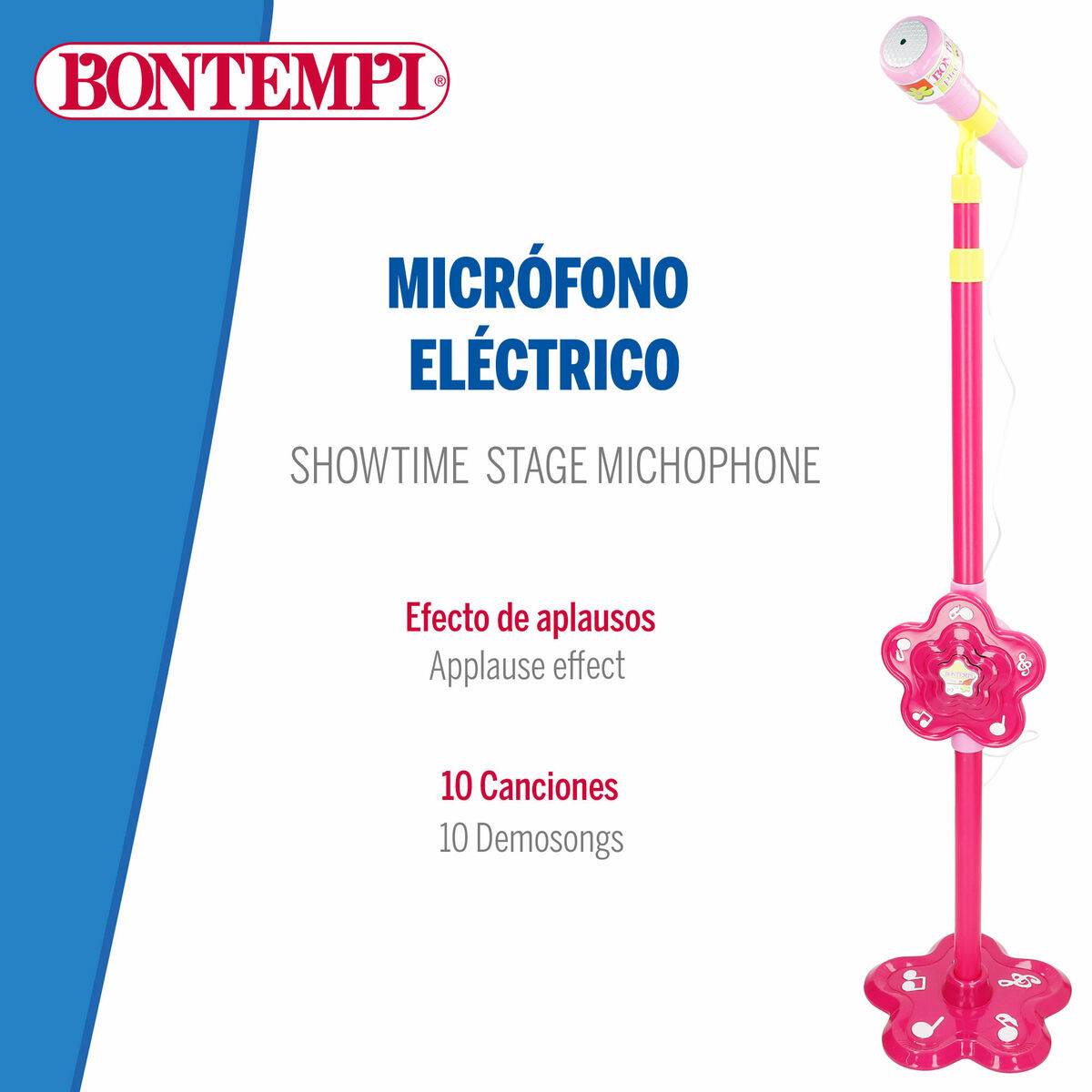 Micrófono de juguete Bontempi 20 x 105 x 20 cm (6 Unidades)