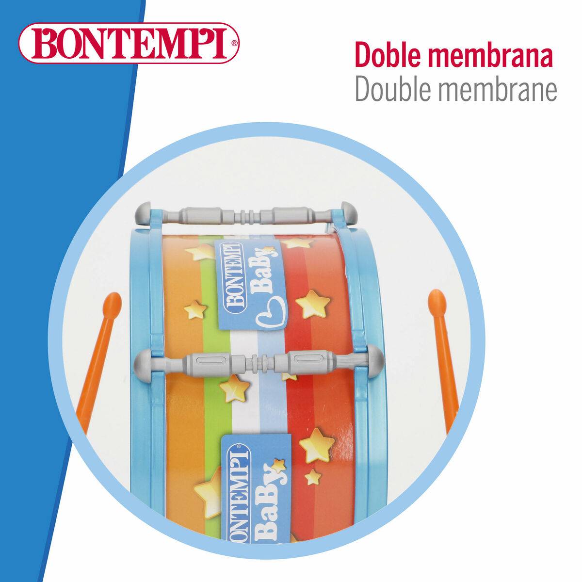 Tambor Bontempi 24 x 13 x 24 cm (6 Unidades)