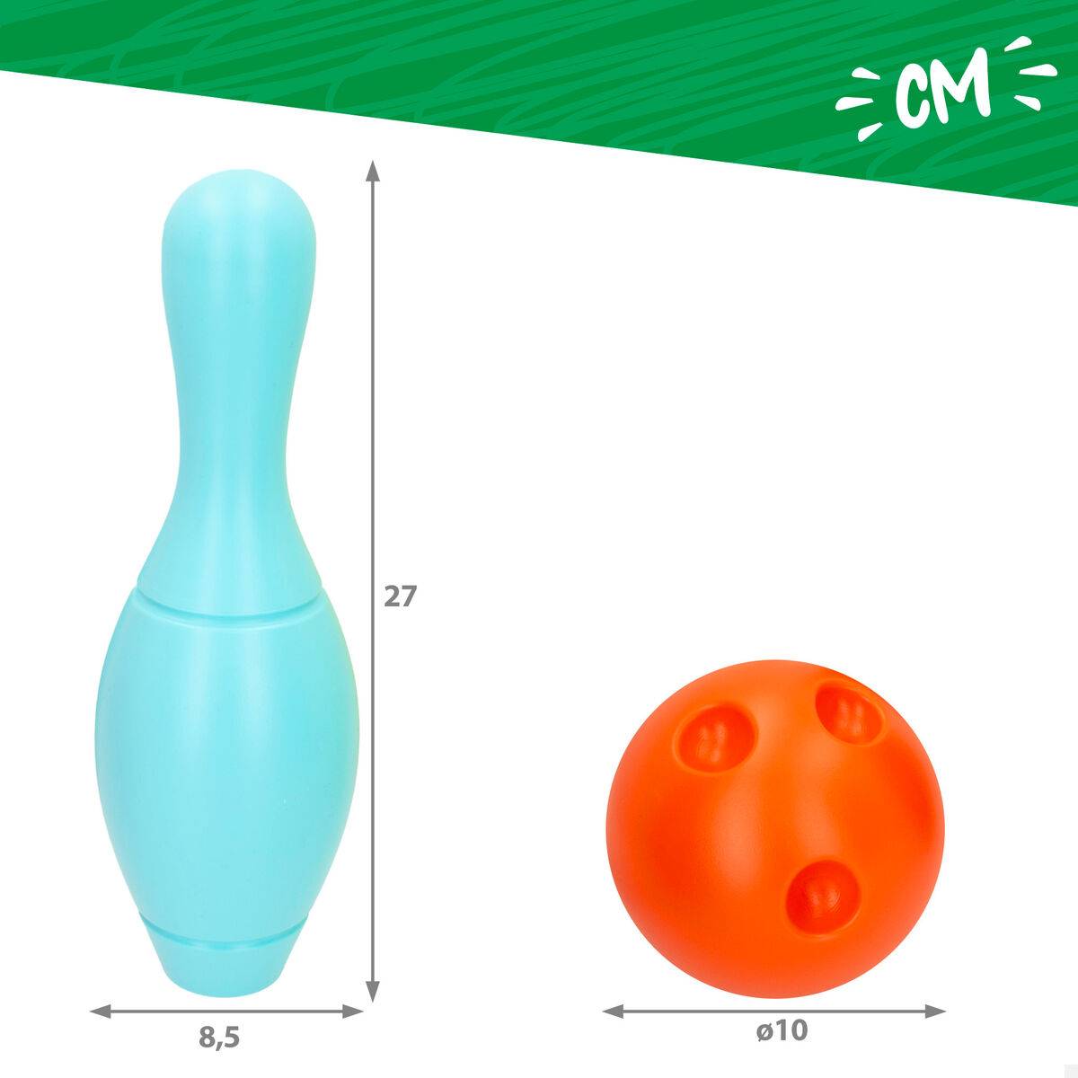 Juego de puntería Colorbaby 8,5 x 27 x 8,5 cm (6 Unidades)