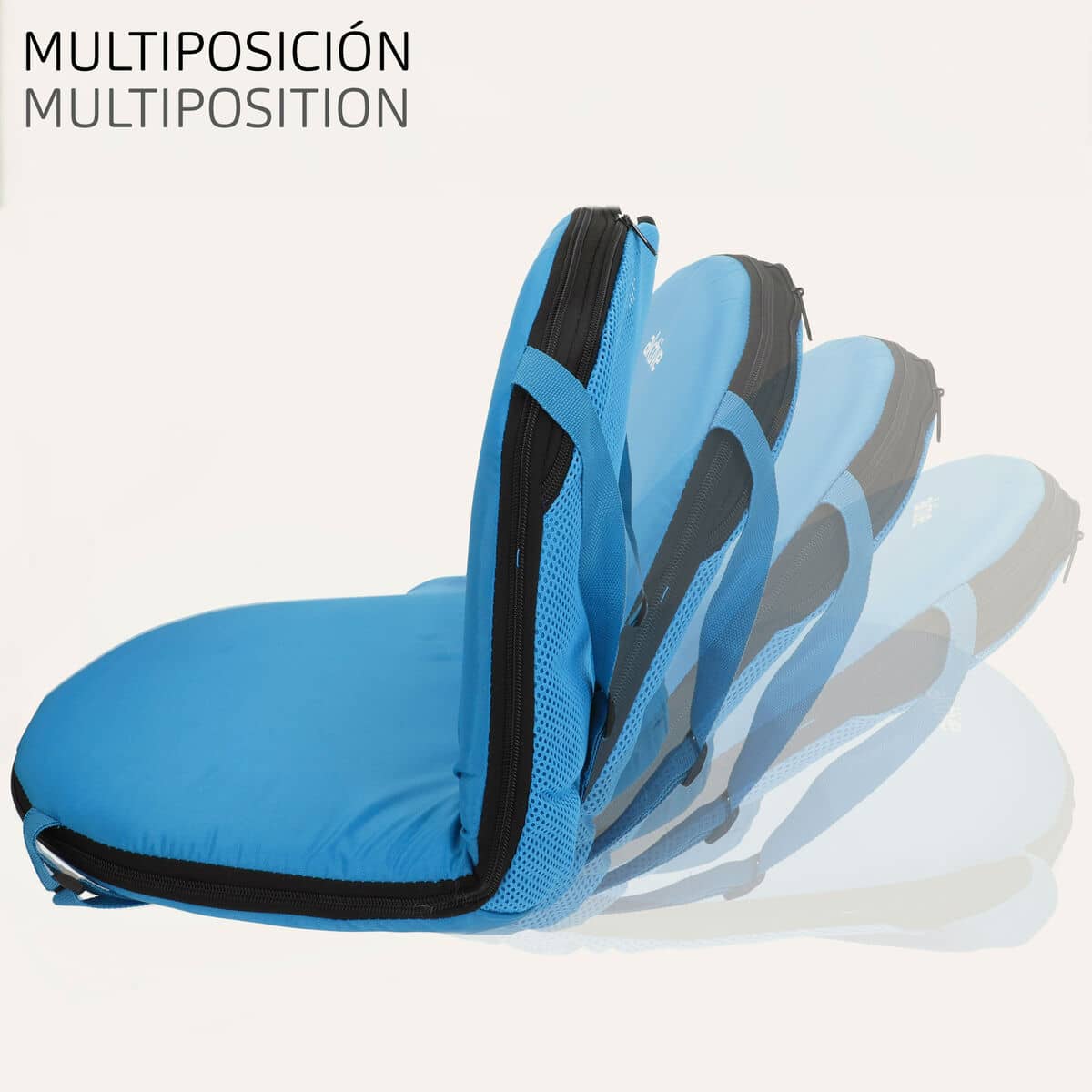 Respaldo para Asiento Aktive 41 x 33 x 40 cm Azul Plegable (2 Unidades)