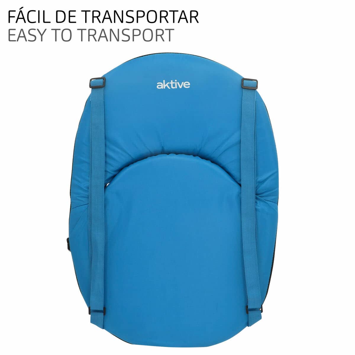 Respaldo para Asiento Aktive 41 x 33 x 40 cm Azul Plegable (2 Unidades)