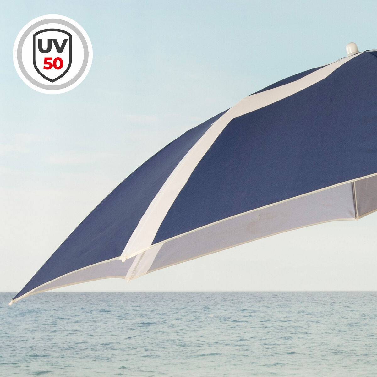 Sombrilla de playa Aktive 200 x 205 x 200 cm (6 Unidades)