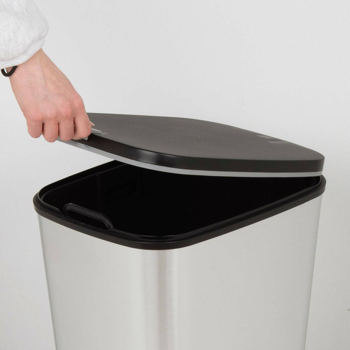 Cubo de basura Curver Gris Plástico 25 L (4 Unidades)