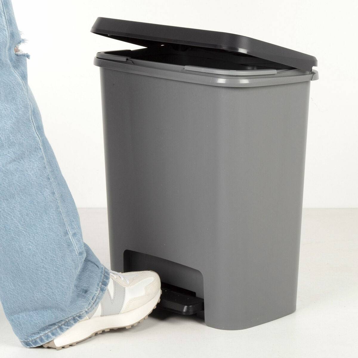 Cubo de basura Curver Gris oscuro Plástico 25 L (5 Unidades)