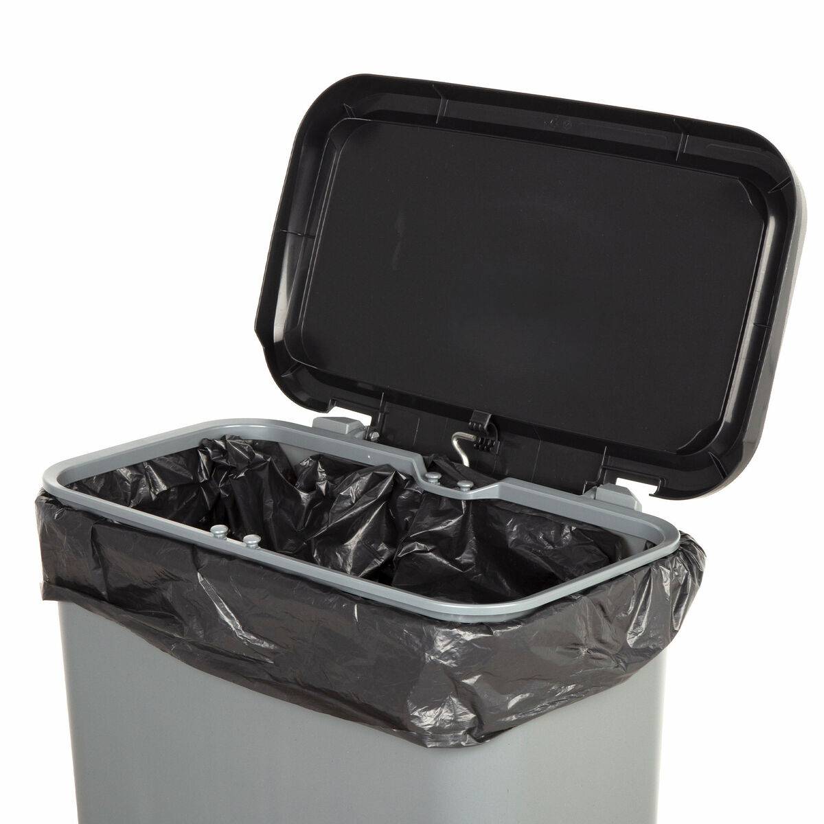 Cubo de basura Curver Gris oscuro Plástico 50 L (5 Unidades)