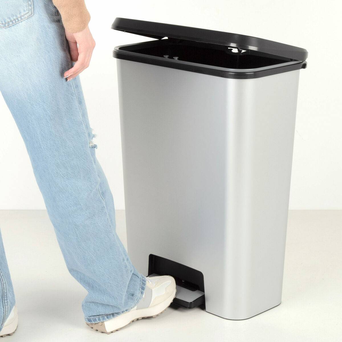 Cubo de basura Curver Gris Plástico 50 L (5 Unidades)