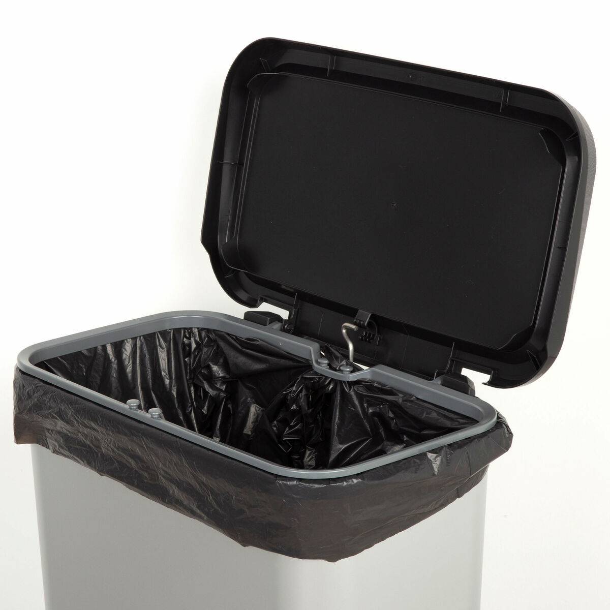 Cubo de basura Curver Gris Plástico 50 L (5 Unidades)