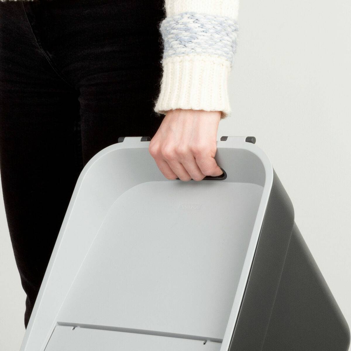 Cubo de basura Curver Gris Plástico 20 L (6 Unidades)