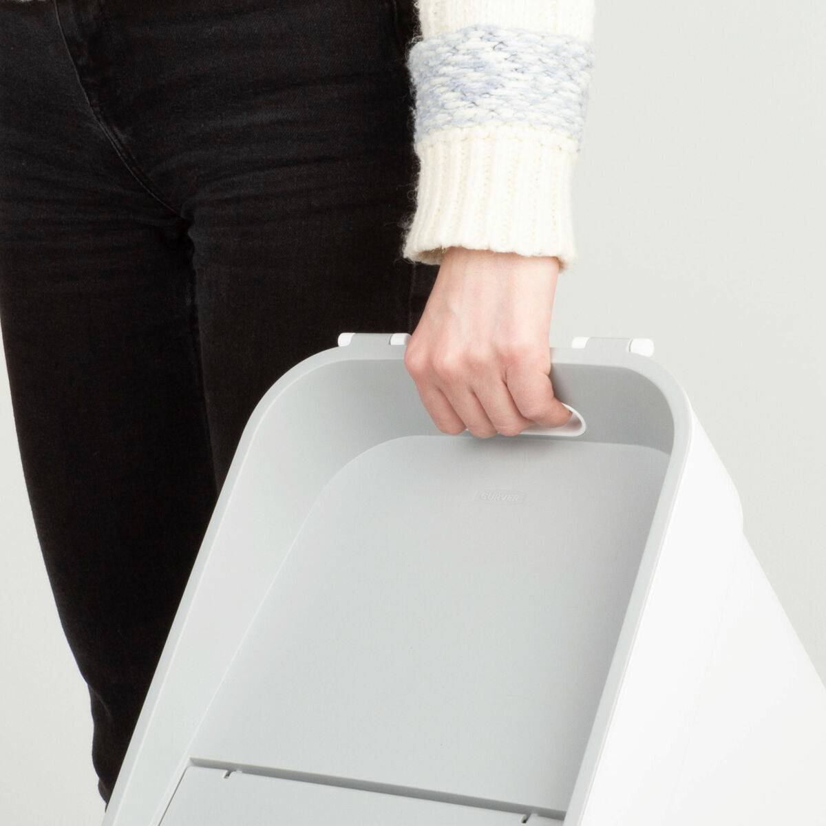 Cubo de basura Curver Blanco Plástico 20 L (6 Unidades)
