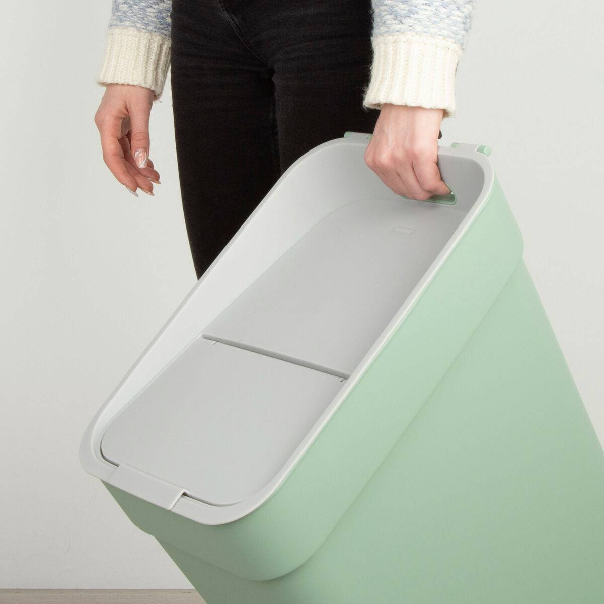 Cubo de basura Curver Verde Plástico 30 L (6 Unidades)