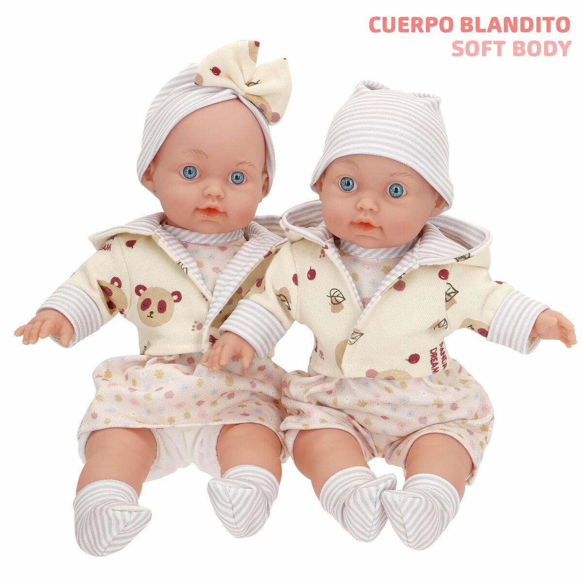 Set Muñecas Colorbaby 23 X 32 X 7 CM 2 Unidades