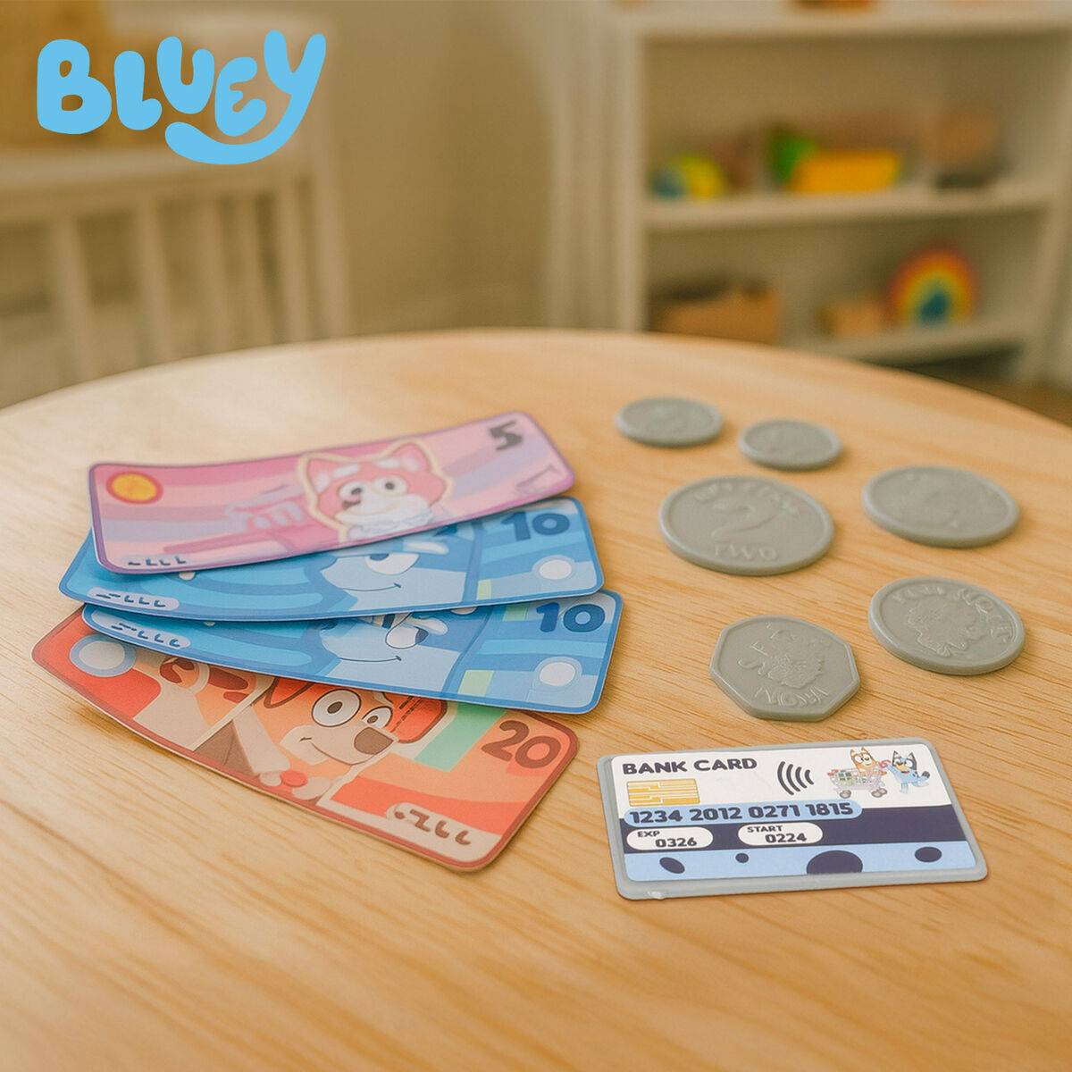 Caja Registradora de Juguete Bluey 19 x 15 x 13 cm (4 Unidades)