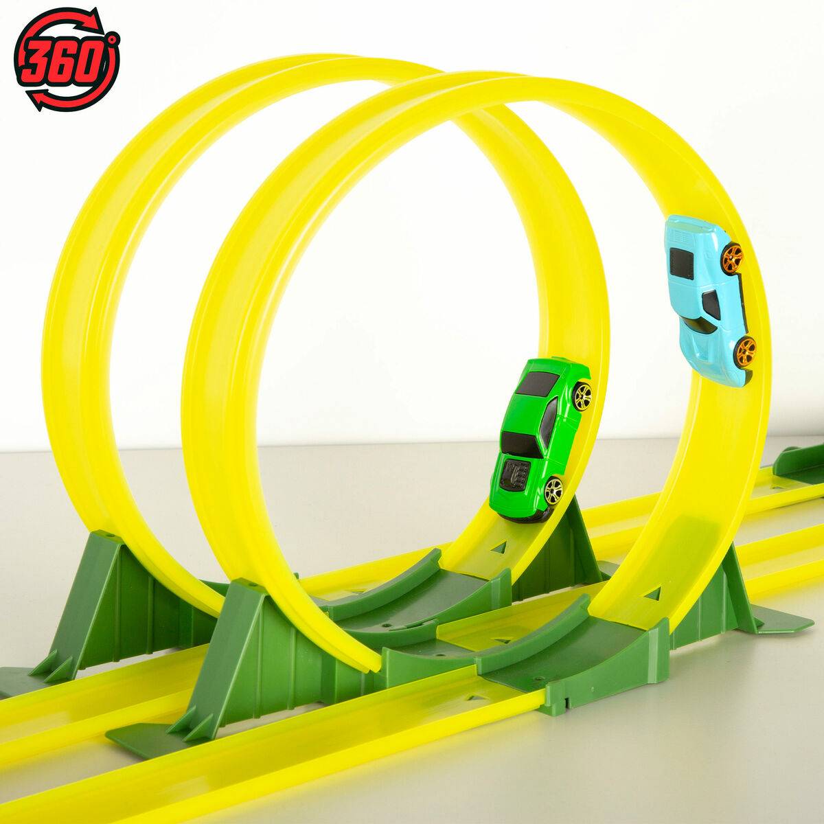 Pista de Carreras Teamsterz (4 Unidades)