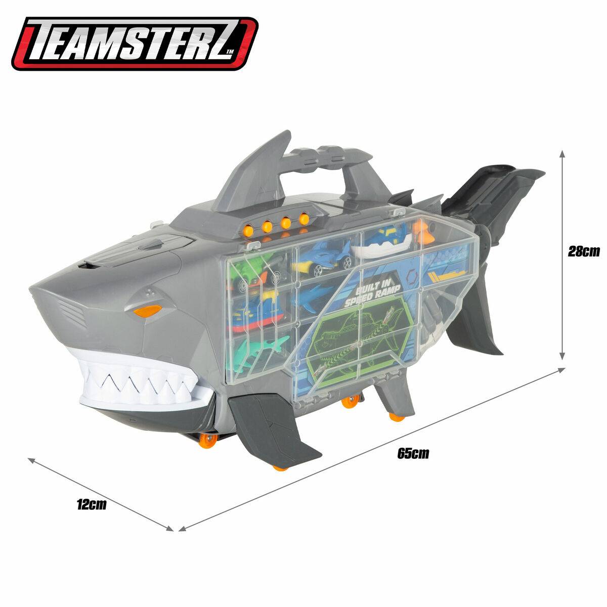 Playset de Vehículos Teamsterz Tiburón (3 Unidades)