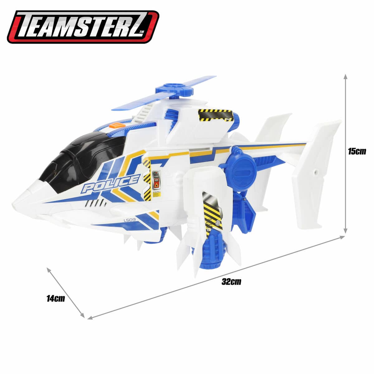 Helicóptero Teamsterz (4 Unidades)