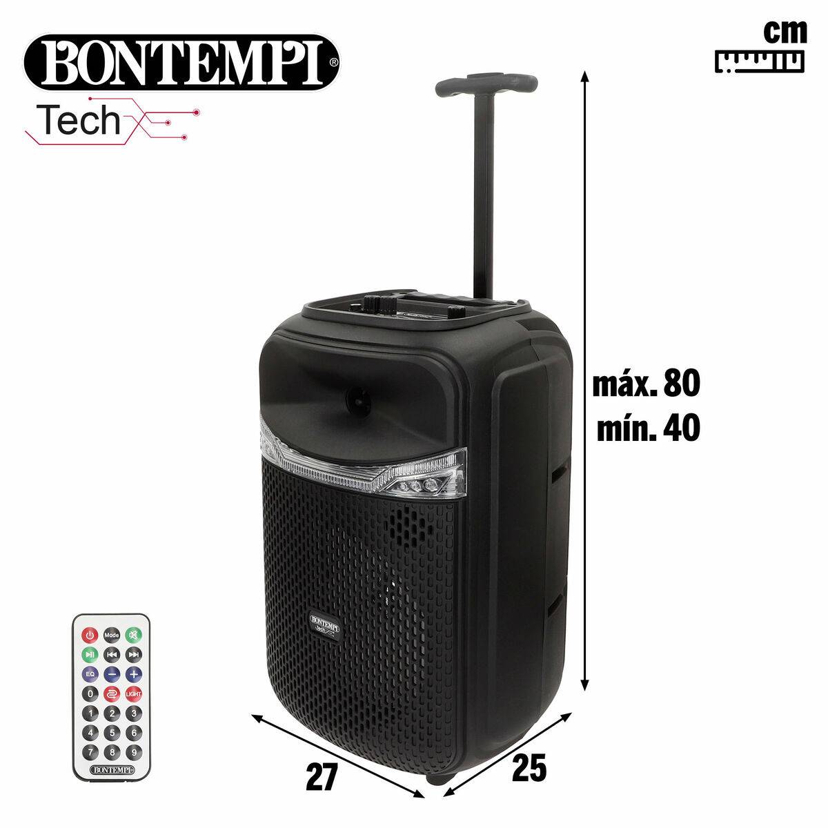Altavoz con Micrófono Karaoke Bontempi 2 Unidades