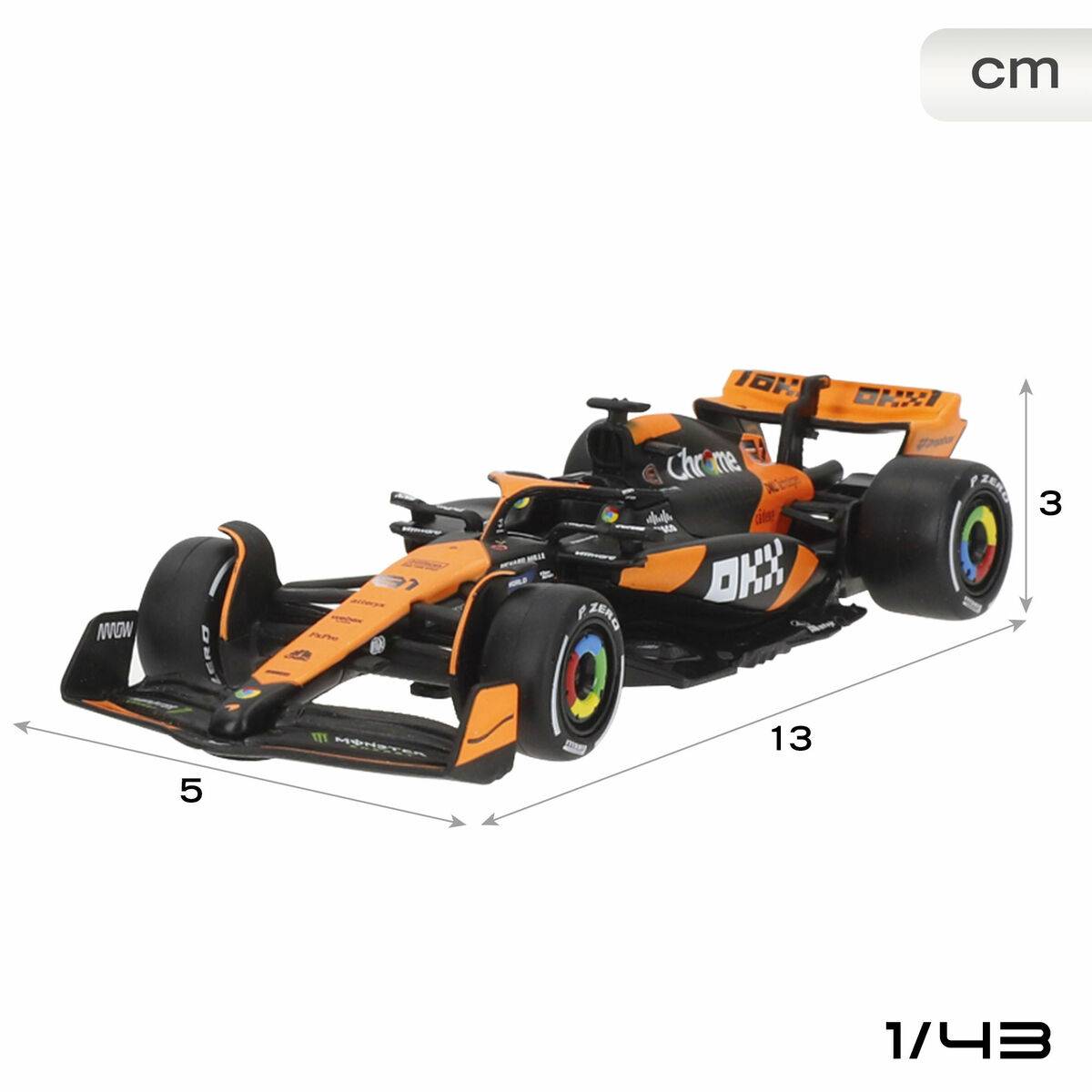 Coche de juguete McLaren F1 2024 MCL38 (6 Unidades)