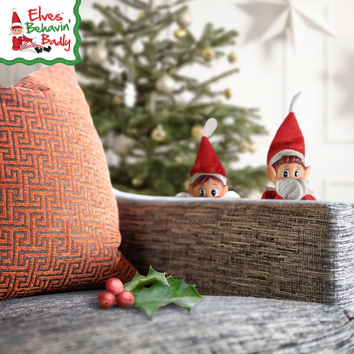 Elfo Travieso Elves Behavin' Badly Elvie and Elfie (6 Unidades)