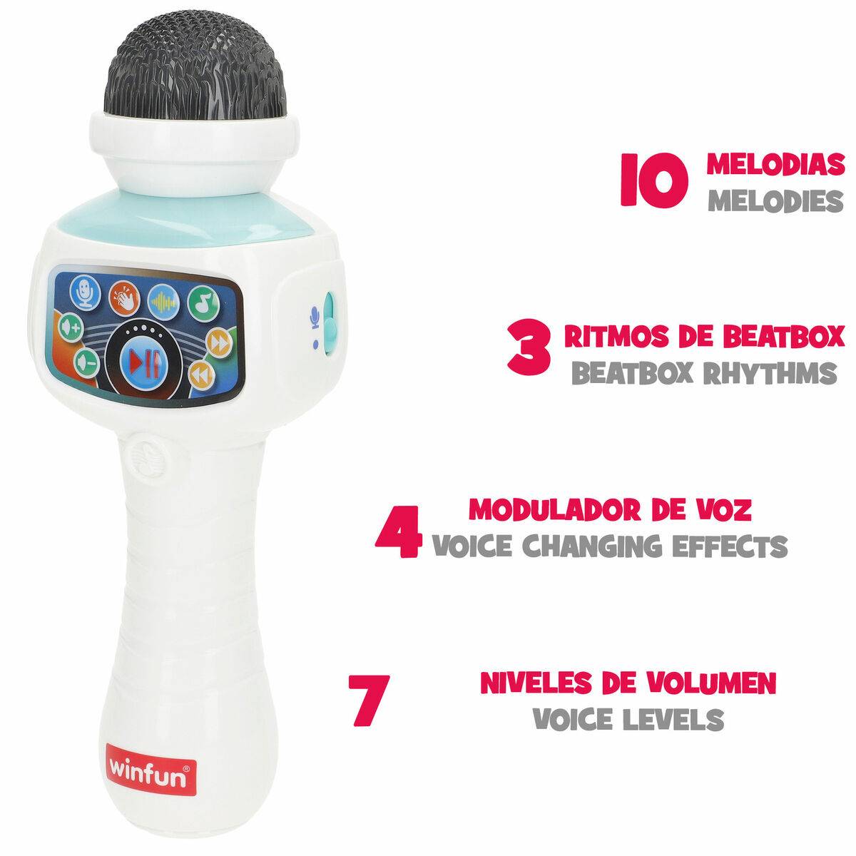 Micrófono Karaoke Winfun 2 Unidades