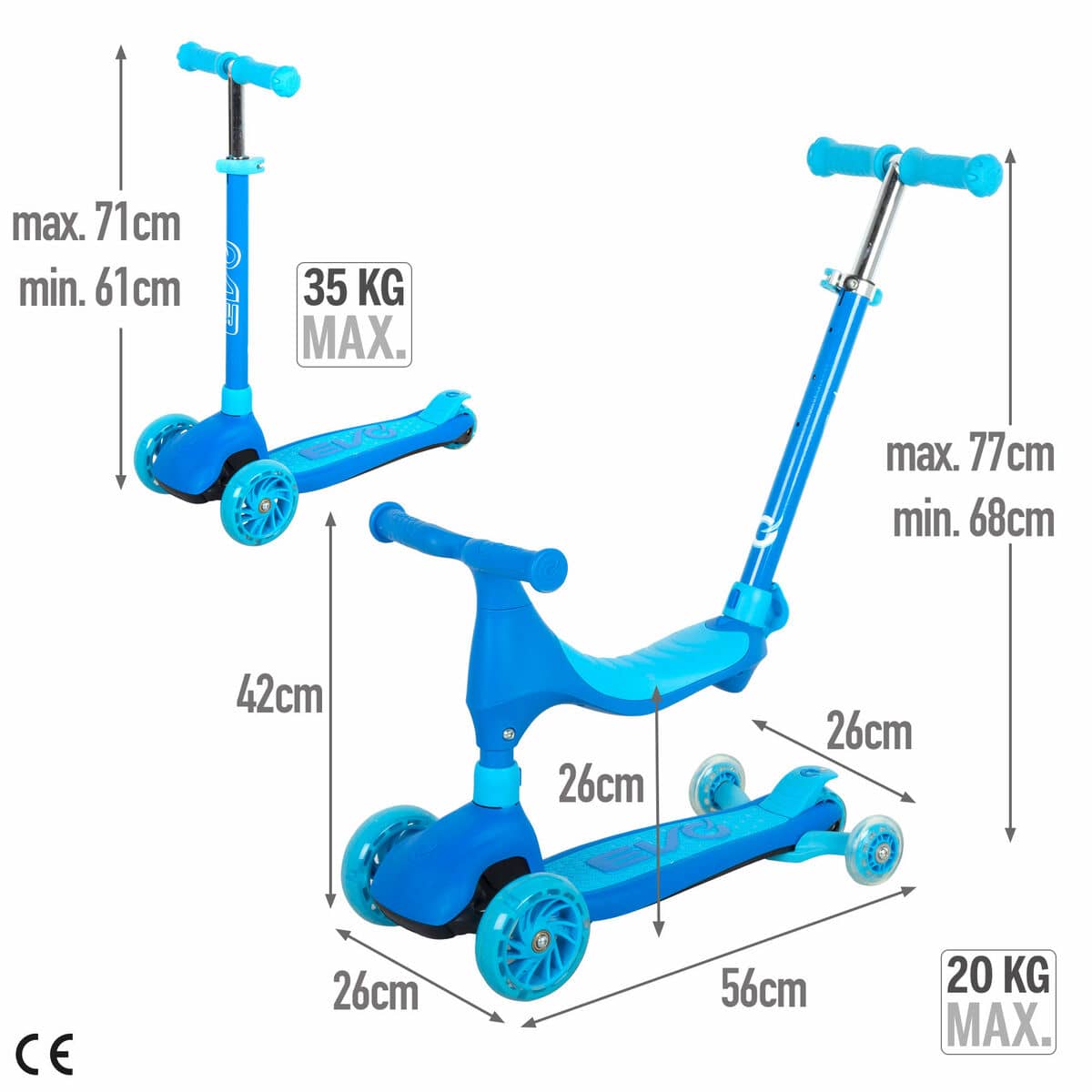 Patinete EVO (2 Unidades)