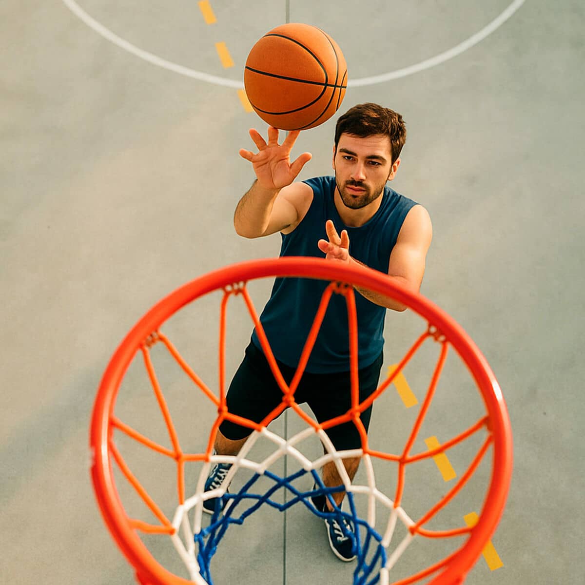 Canasta de Baloncesto Aktive 39 X 30 X 44 CM 4 Unidades