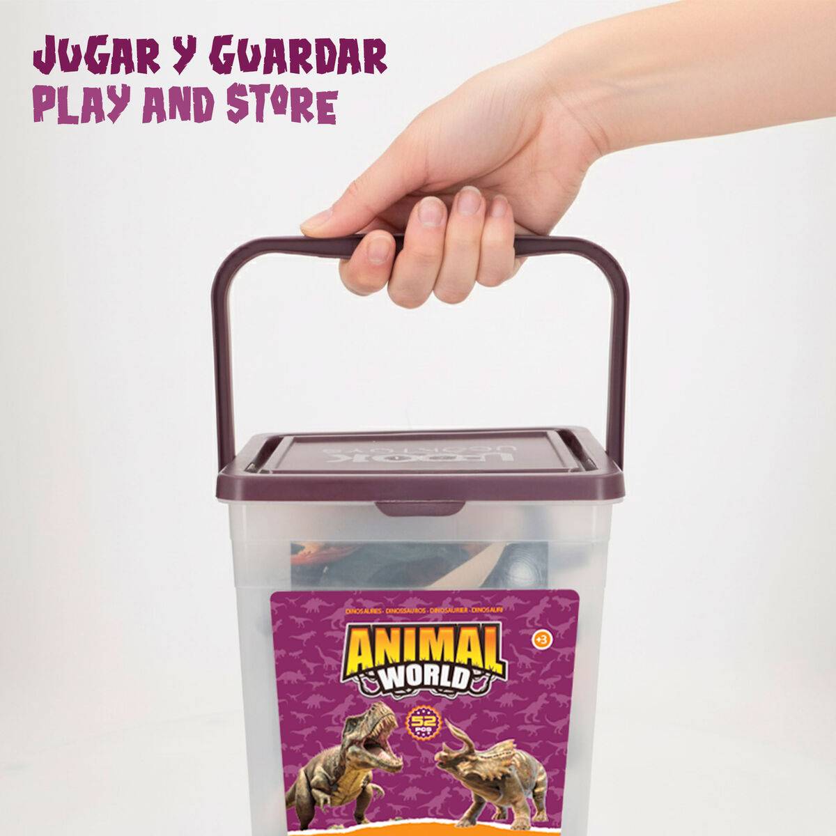 Set de Dinosaurios Colorbaby 20 x 12 x 7 cm 52 Piezas 4 Unidades
