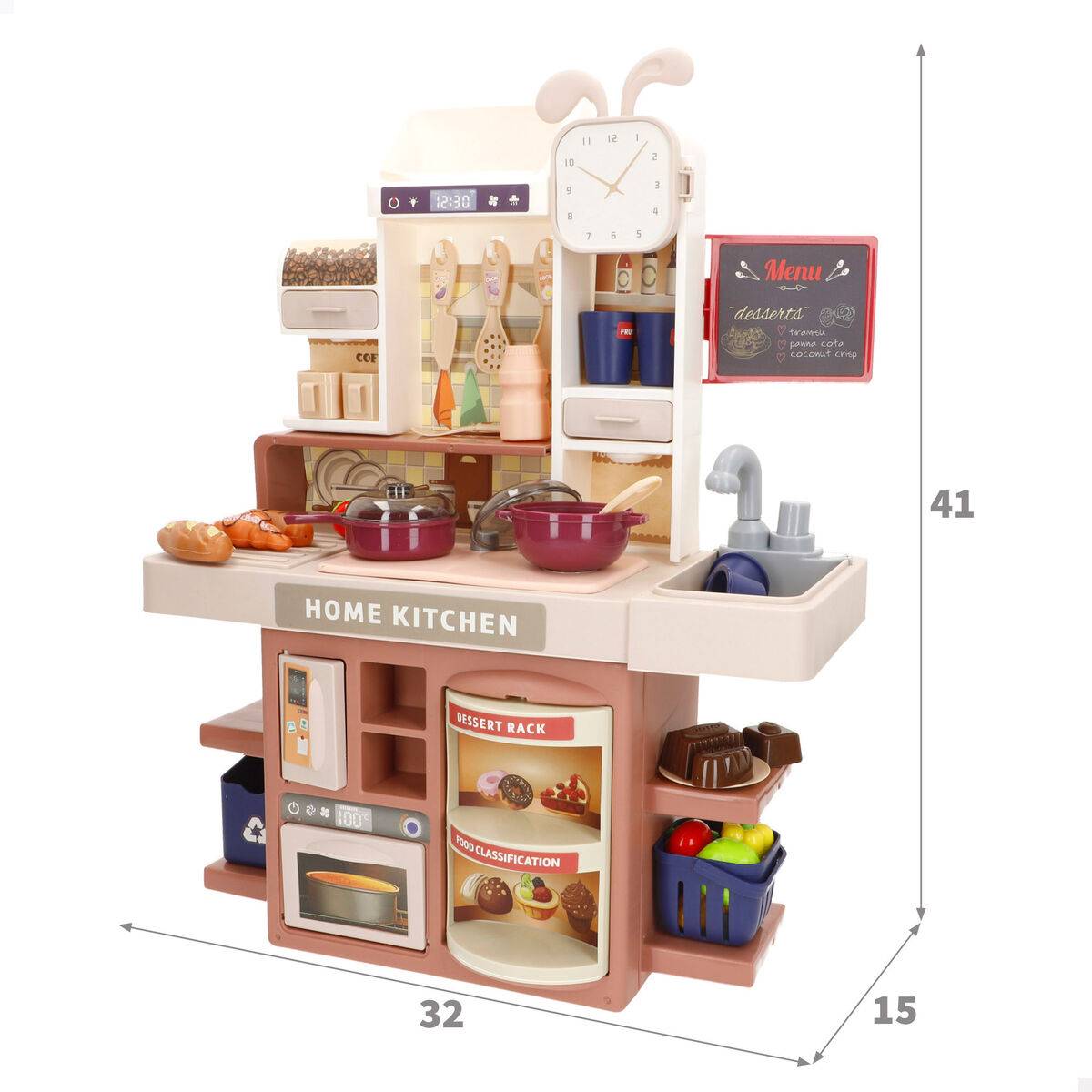 Cocina de Juguete Colorbaby 32 X 41 X 15 CM 35 Piezas (4 Unidades)