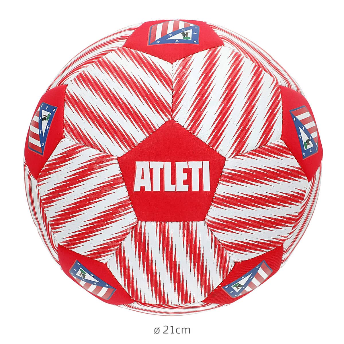 Balón de Fútbol Playa Atlético Madrid Talla 5 (12 Unidades)