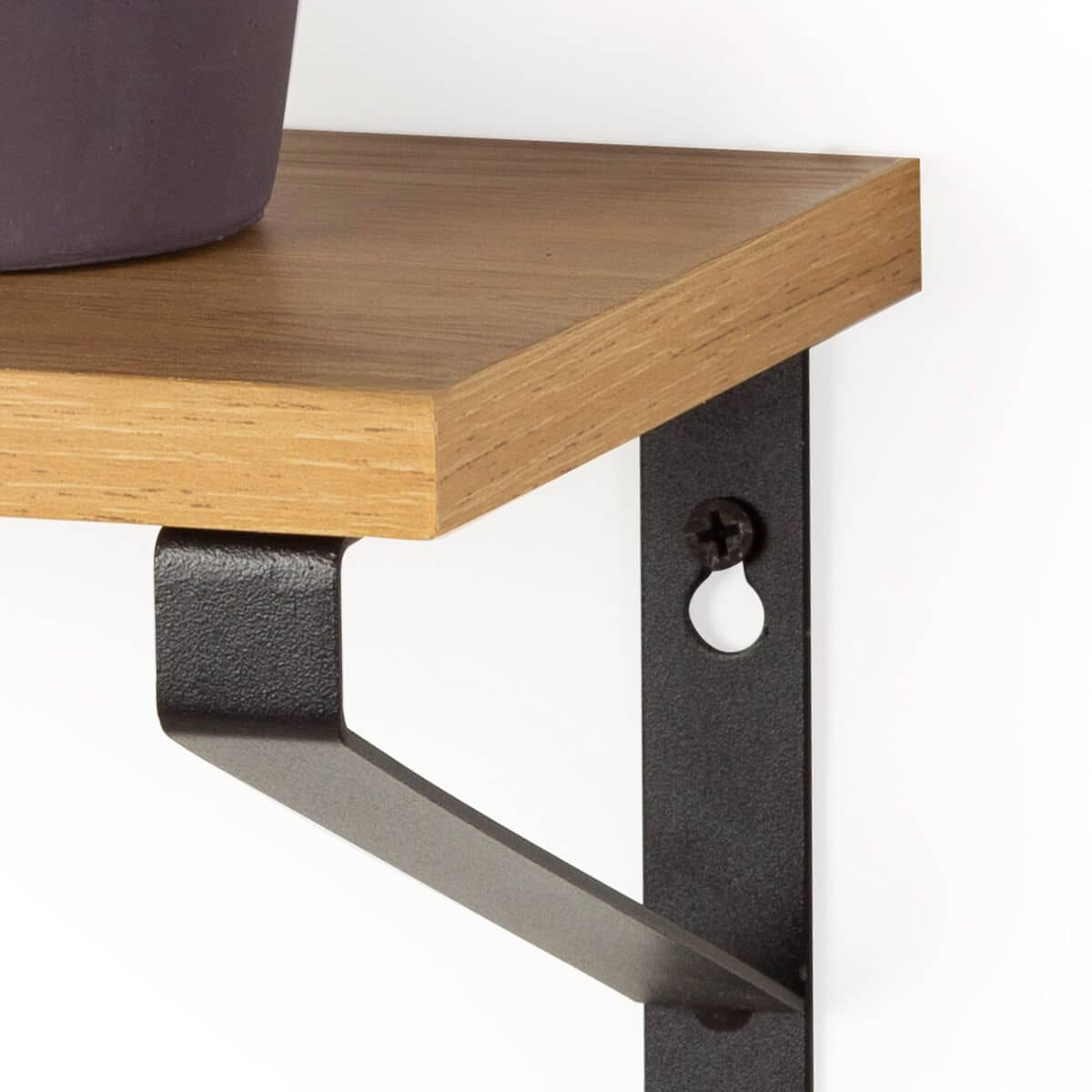 Estantes Max Home Hierro Madera MDF 42 X 12 X 16 CM (4 Unidades)