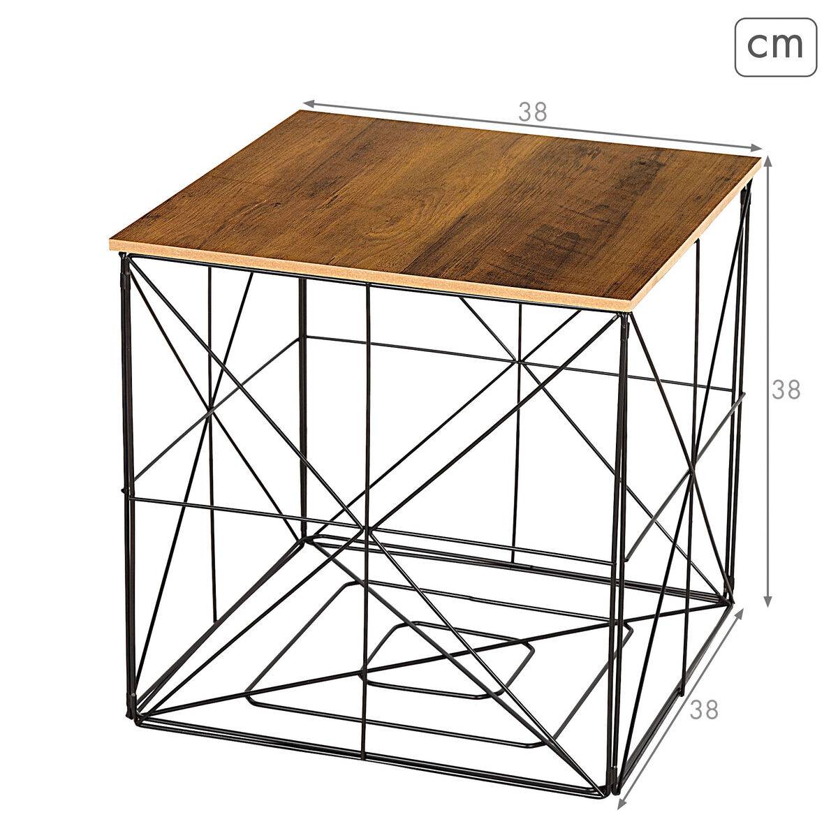 Perchero Max Home Hierro Madera MDF (4 Unidades)
