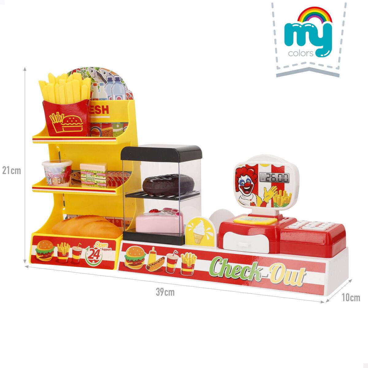 Supermercado de Juguete Colorbaby 39 X 21 X 10 CM (2 Unidades)