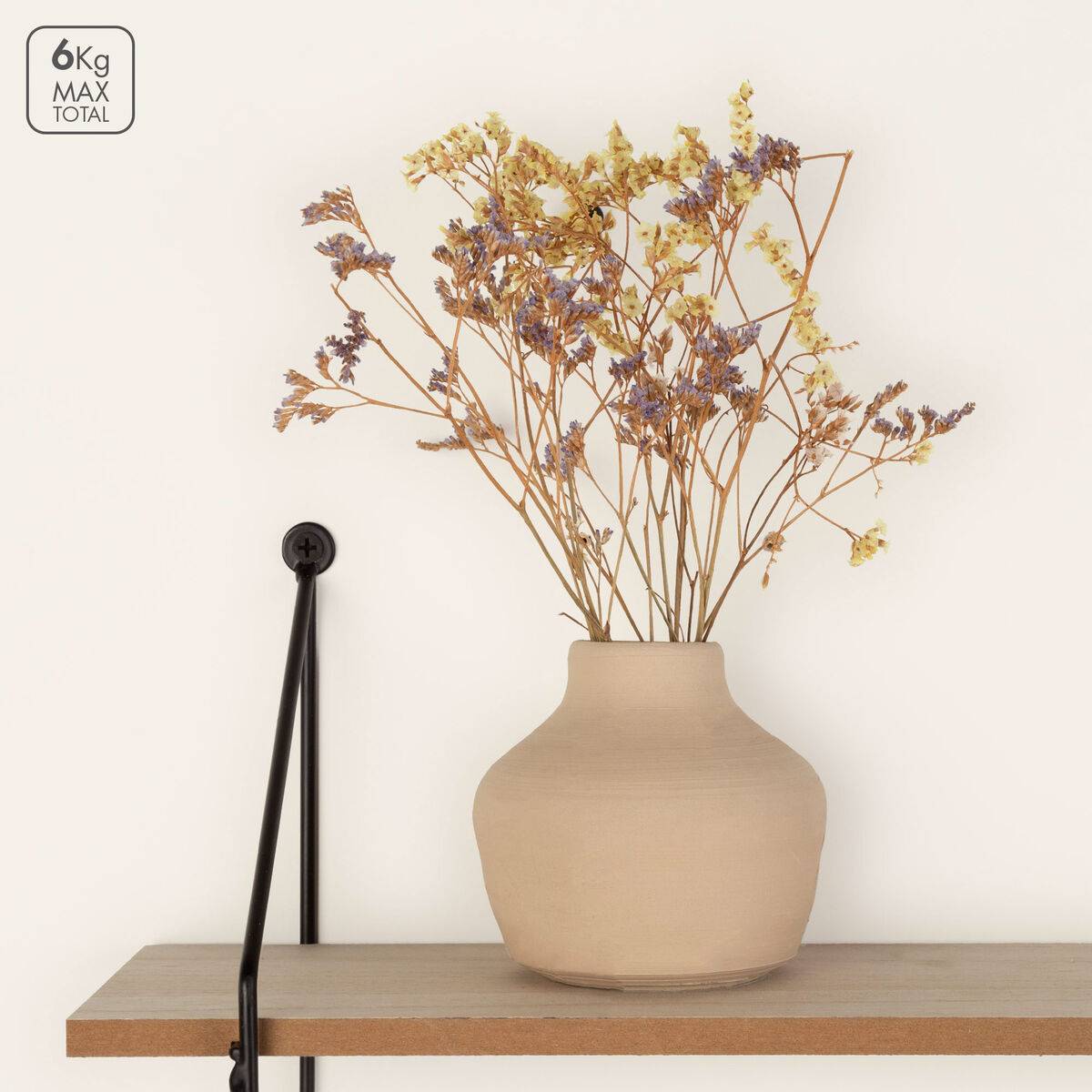 Estantería Max Home Hierro Madera MDF 50 X 49 X 12 CM (4 Unidades)