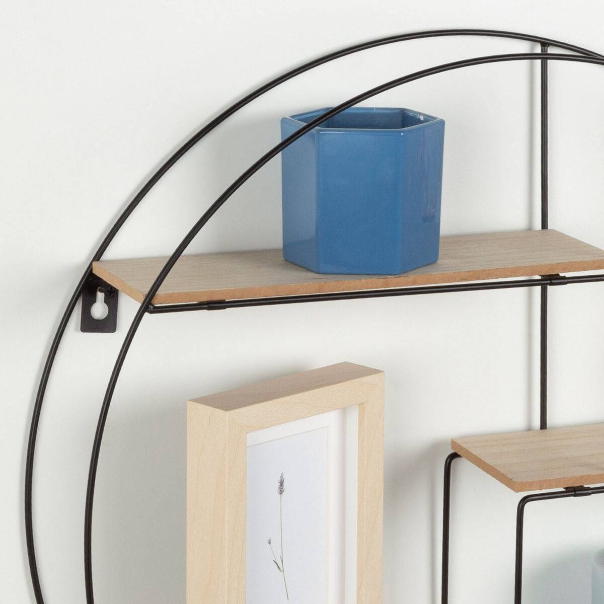 Estantería Max Home Hierro Madera MDF 50 x 50 x 10 cm (4 Unidades)