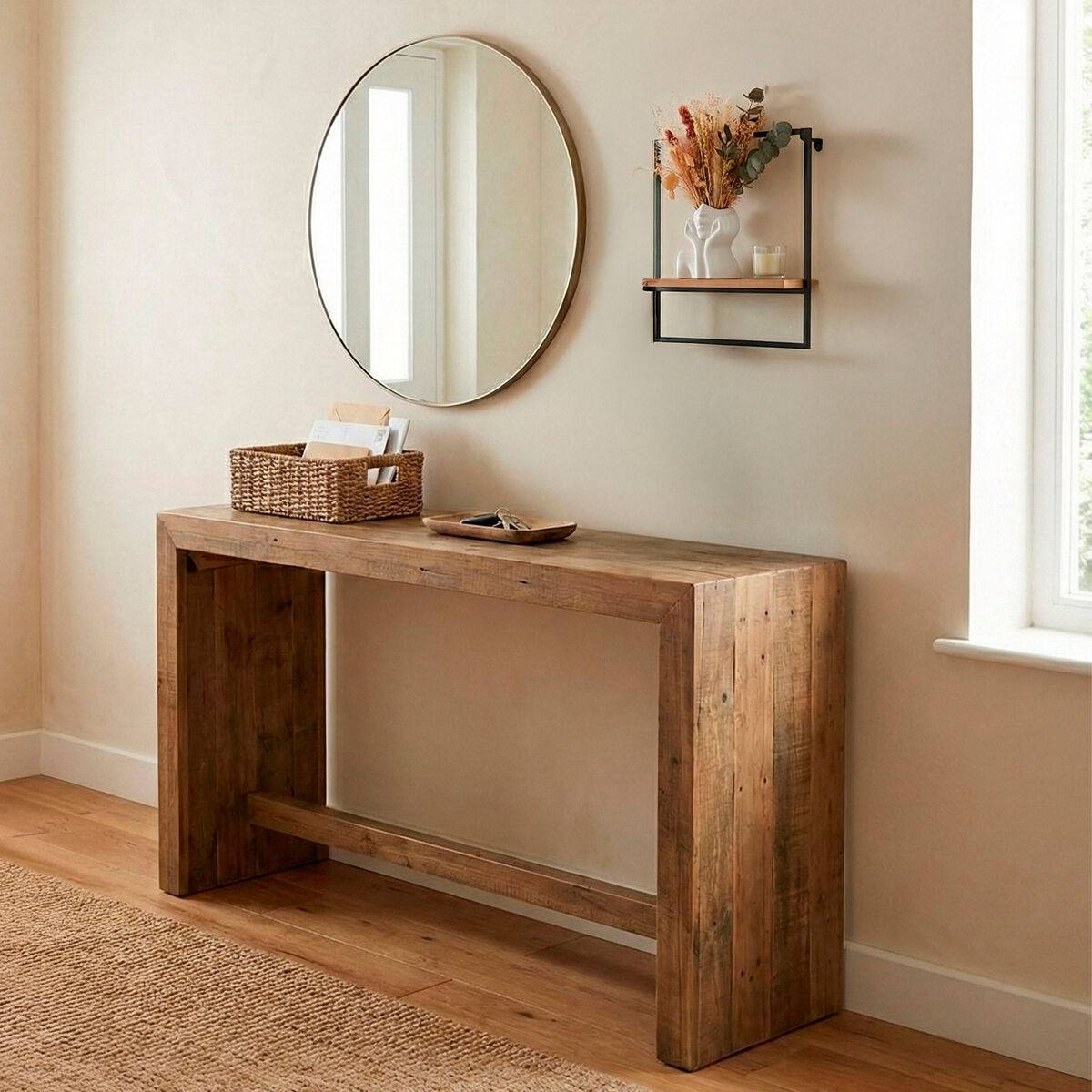 Estante Max Home Hierro Madera MDF 35 x 35 x 12 cm (6 Unidades)