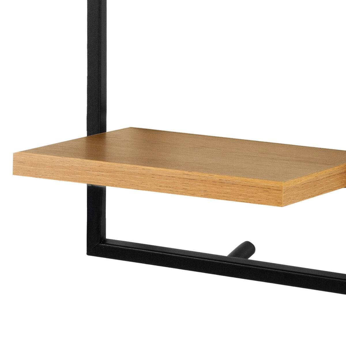 Estantería Max Home Hierro Madera MDF 25 X 75 X 20 CM (4 Unidades)