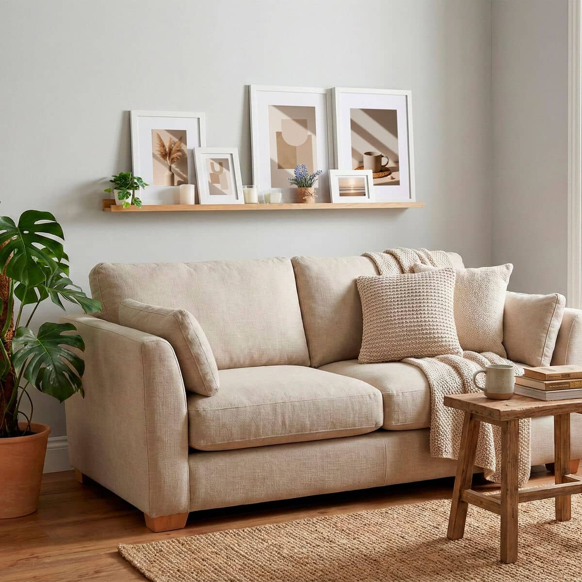 Estante Max Home Madera MDF 120 X 4 X 10 CM (4 Unidades)