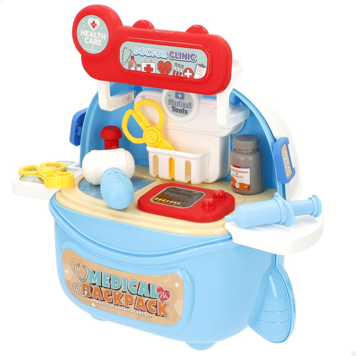 Maletín Médico de Juguete con Accesorios Colorbaby (4 Unidades)