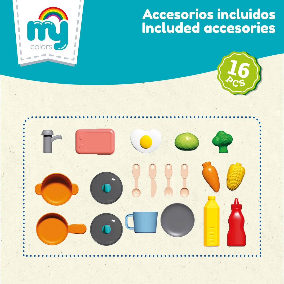 Cocina de Juguete Colorbaby 40 x 40 x 23 cm (6 Unidades)